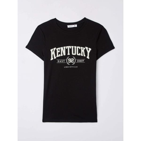 t-shirt Terranova multicolore con stampe
