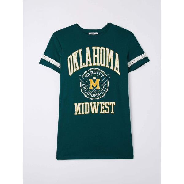 t-shirt Terranova bianco con stampe