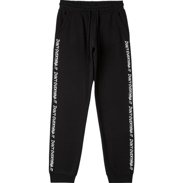 pantaloni Terranova nero tinta unita