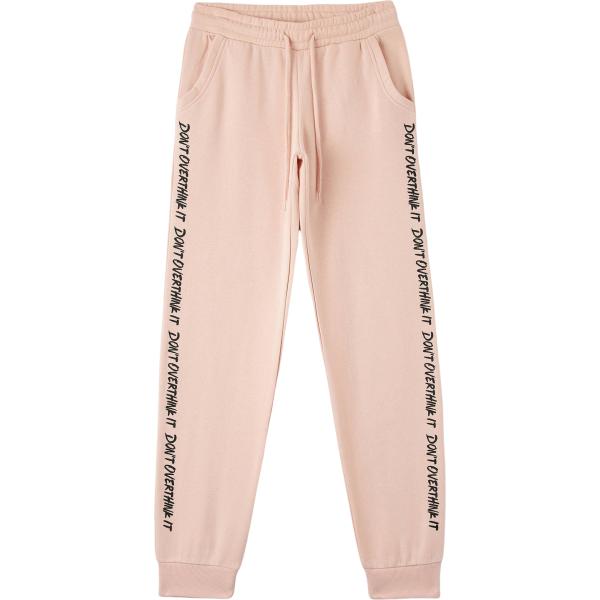 pantaloni Terranova rosa tinta unita
