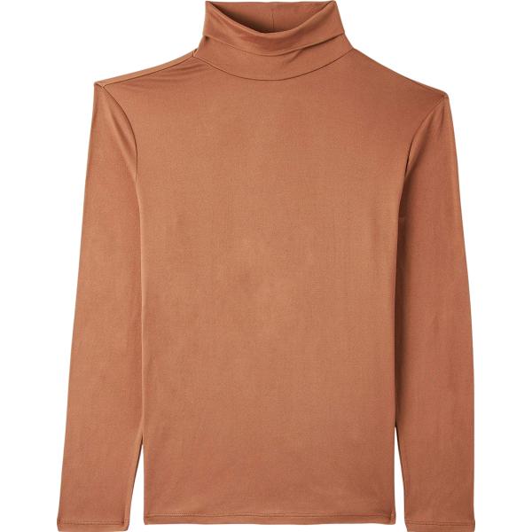 t-shirt Terranova marrone tinta unita