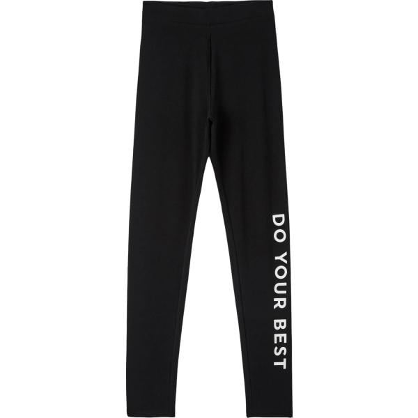 leggings Terranova nero con stampe