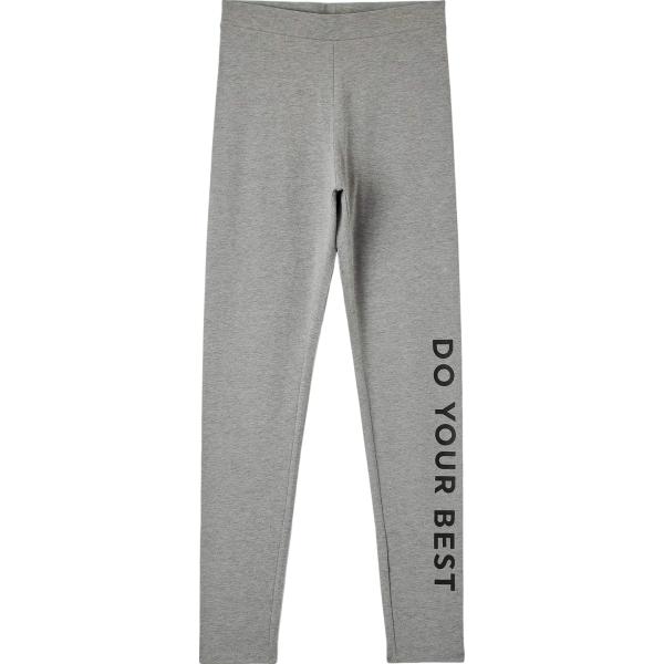 leggings Terranova grigio con stampe