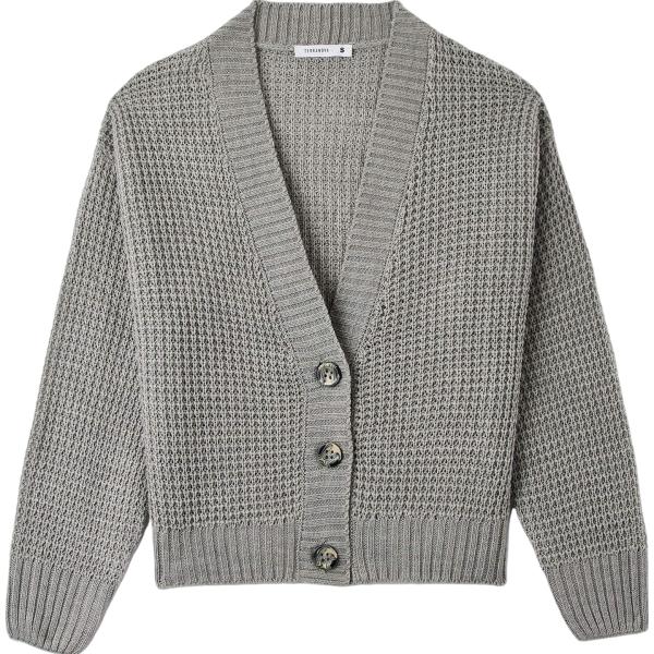 cardigans Terranova grigio tinta unita