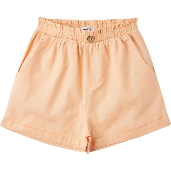 pantaloni corti Terranova arancione tinta unita