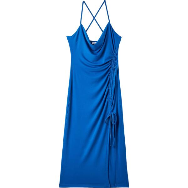 vestiti midi/longuette Terranova blu tinta unita