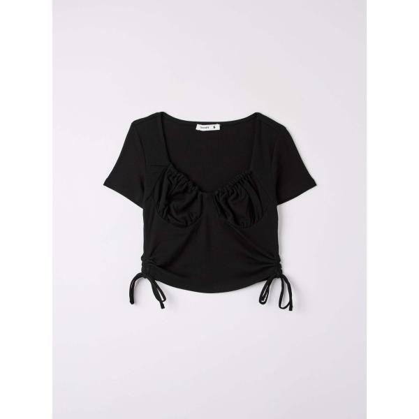 t-shirt Terranova bianco tinta unita