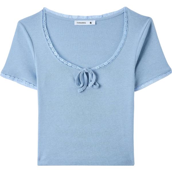 t-shirt Terranova blu