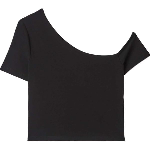 t-shirt Terranova nero tinta unita