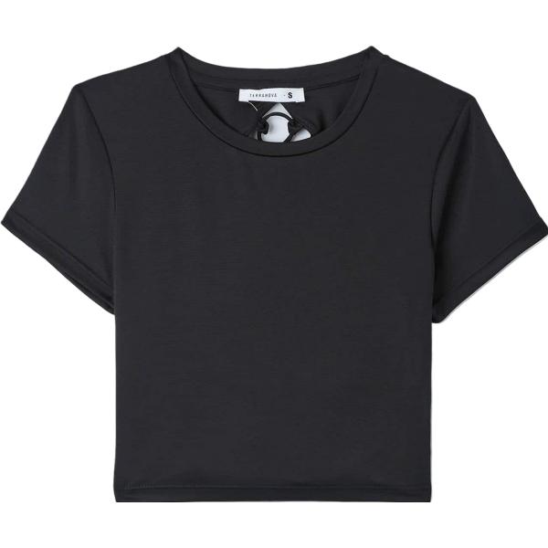 t-shirt Terranova nero