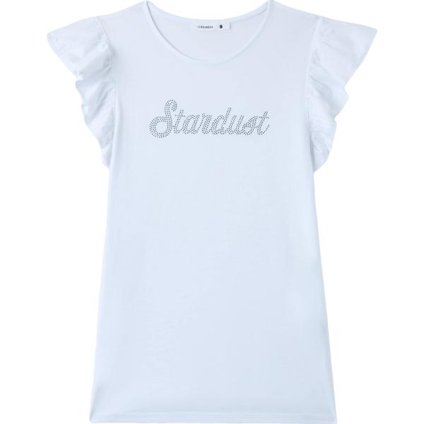 t-shirt Terranova bianco con stampe