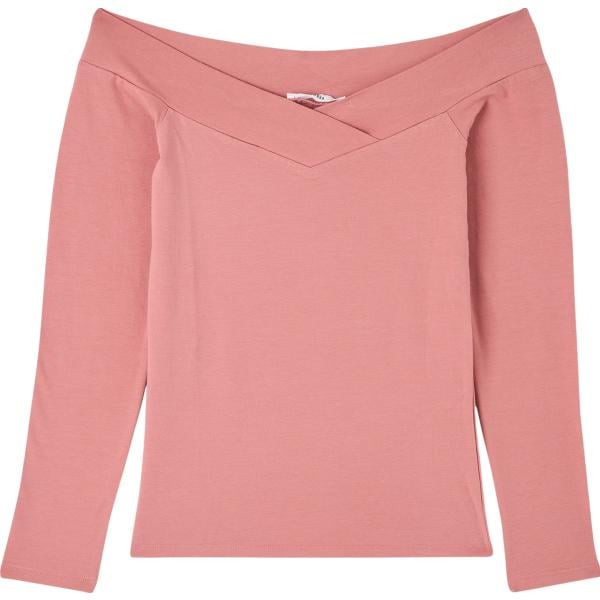 t-shirt Terranova rosa tinta unita