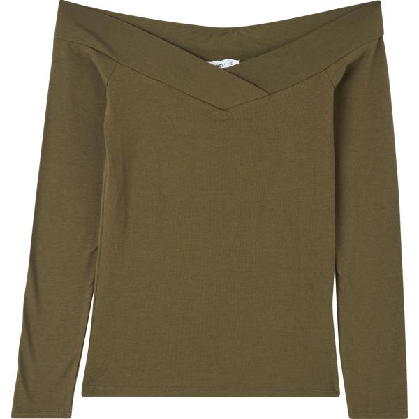 t-shirt Terranova marrone tinta unita