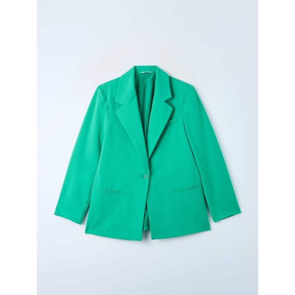 blazer Terranova blu tinta unita