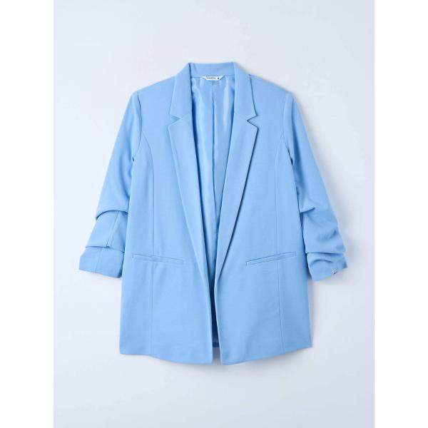 blazer Terranova blu tinta unita