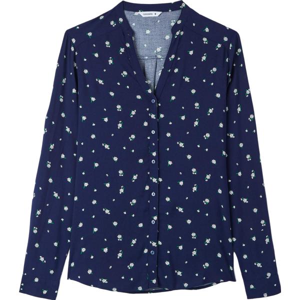 camicie Terranova blu a fiori