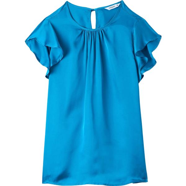 camicie a manica corta Terranova blu