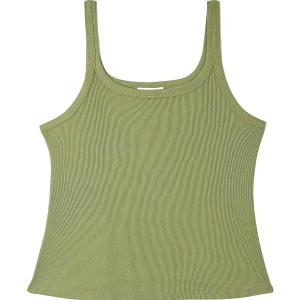 top Terranova verde tinta unita