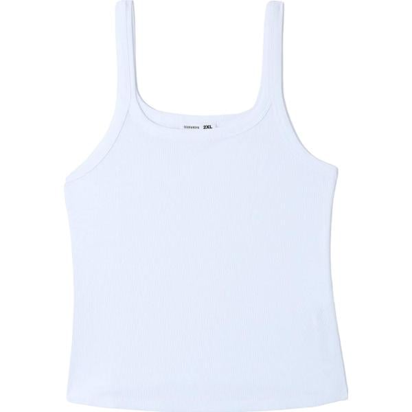 top Terranova bianco tinta unita