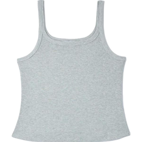 top Terranova grigio tinta unita