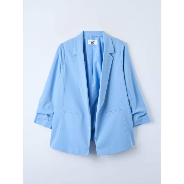 blazer Terranova blu tinta unita