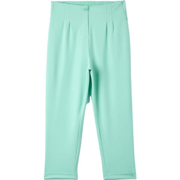 pantaloni chino Terranova verde tinta unita