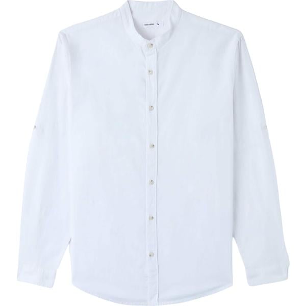 camicie Terranova bianco tinta unita