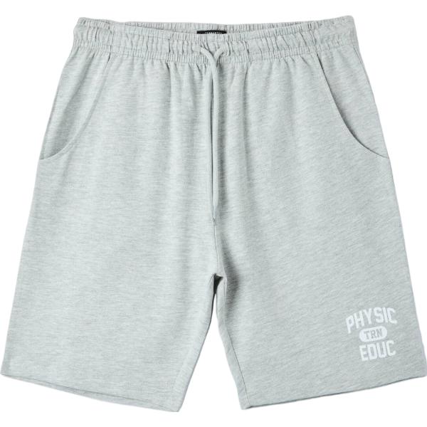 pantaloni corti Terranova grigio con stampe