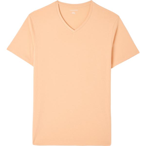 t-shirt Terranova arancione tinta unita