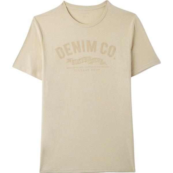 t-shirt Terranova marrone con stampe