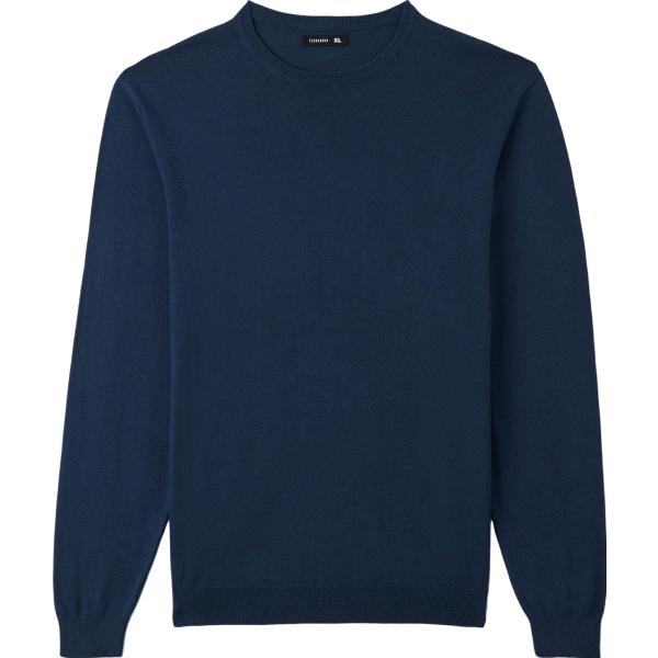 pullovers Terranova blu tinta unita