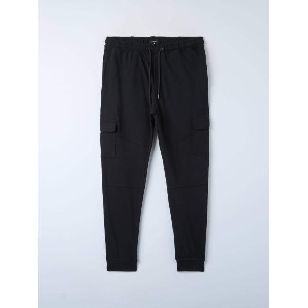 pantaloni cargo Terranova viola tinta unita
