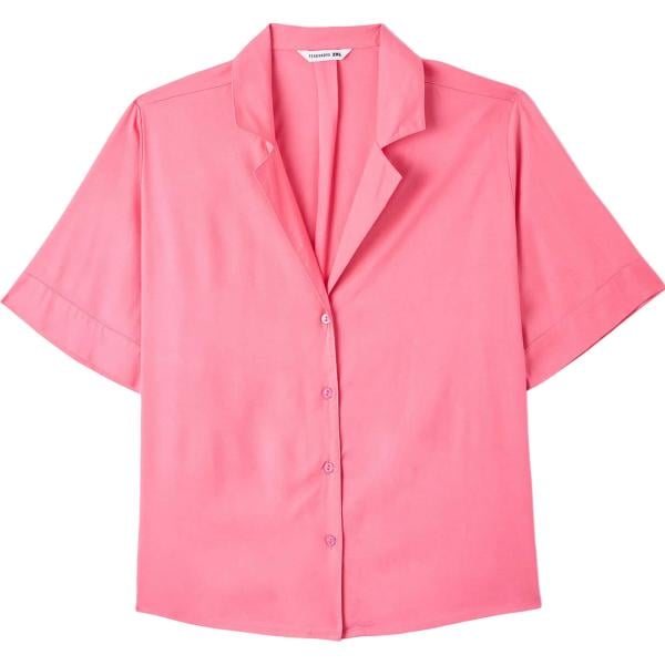 camicie a manica corta Terranova rosa