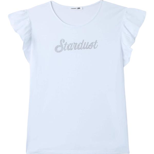 t-shirt Terranova bianco con stampe