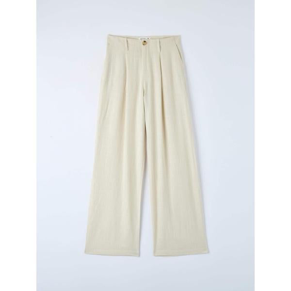 pantaloni Terranova bianco tinta unita
