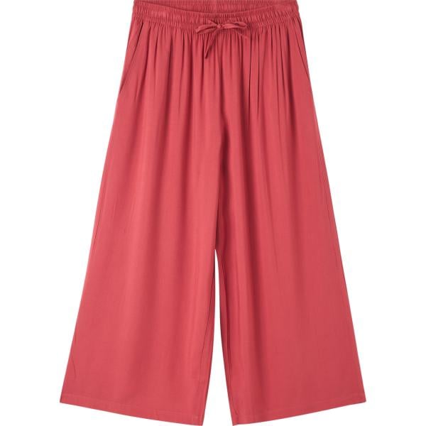 pantaloni a palazzo Terranova rosso tinta unita