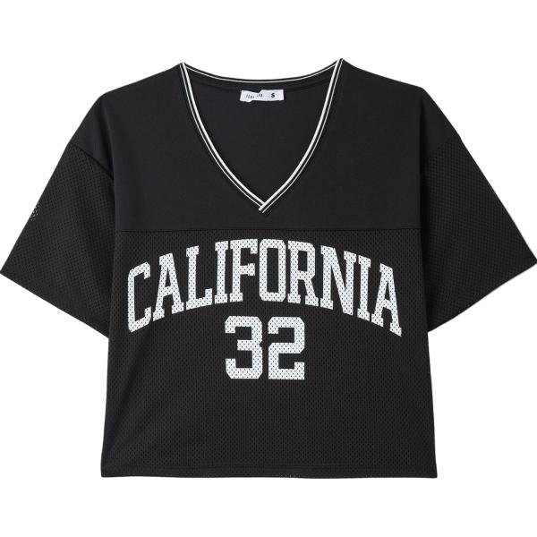 t-shirt Terranova nero con stampe