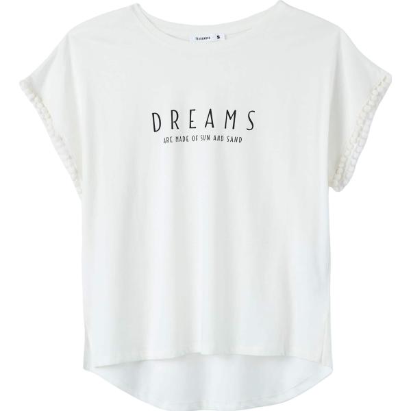 t-shirt Terranova bianco con stampe
