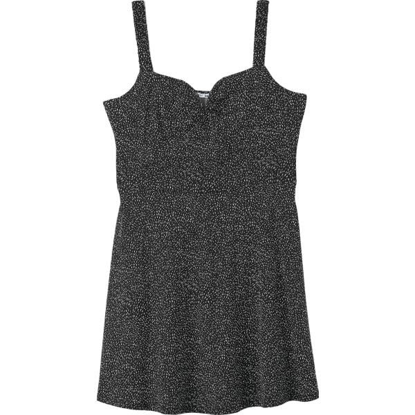vestiti midi/longuette Terranova grigio a pois