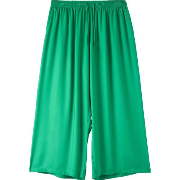 pantaloni a palazzo Terranova verde tinta unita