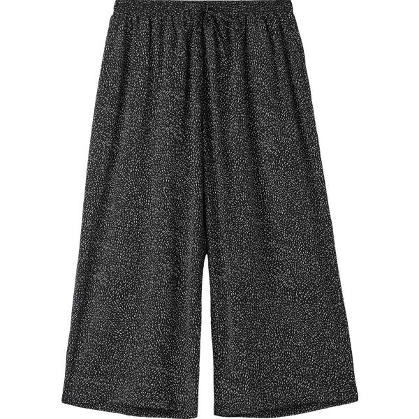 pantaloni a palazzo Terranova grigio a pois
