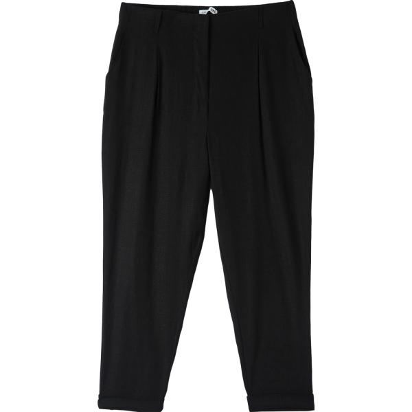 pantaloni chino Terranova nero tinta unita