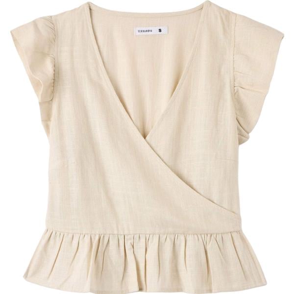 bluse Terranova marrone tinta unita