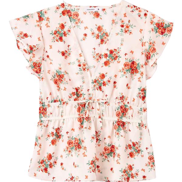 bluse Terranova bianco a fiori