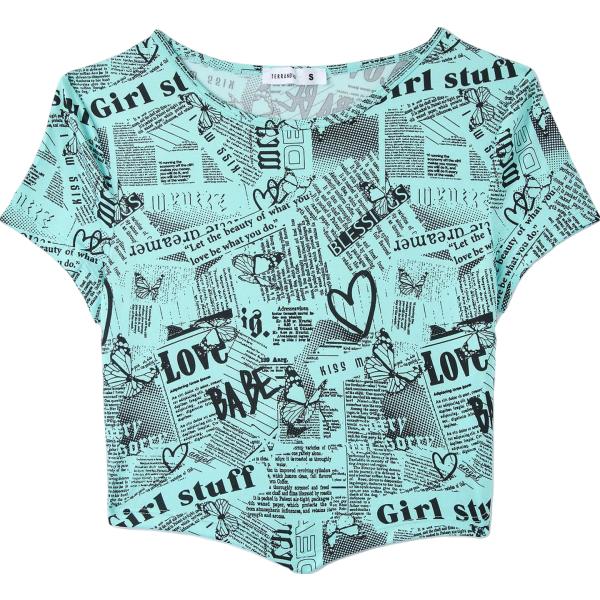 t-shirt Terranova verde
