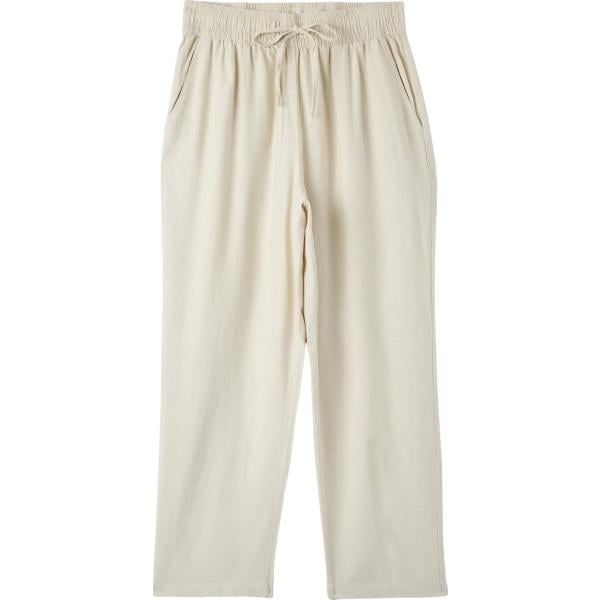 pantaloni Terranova bianco tinta unita