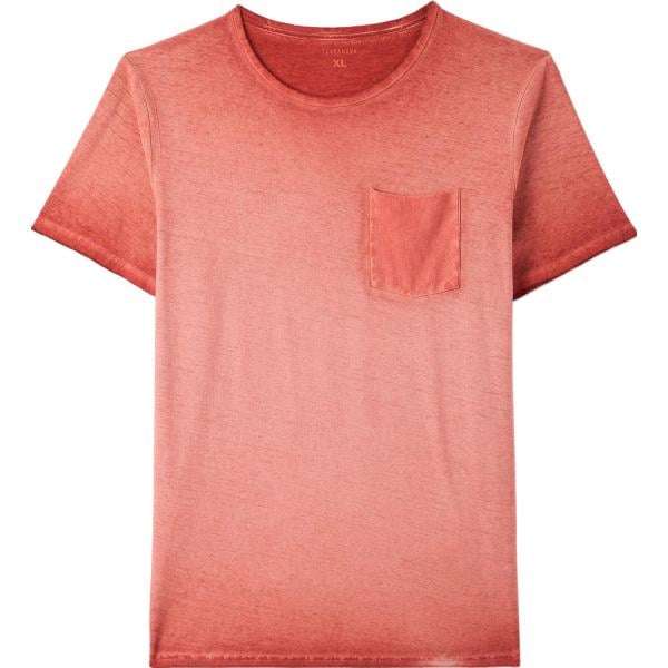 t-shirt Terranova rosa tinta unita