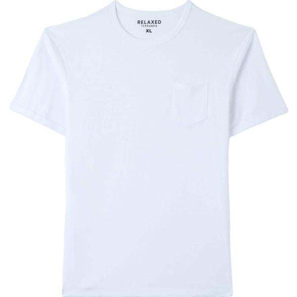 t-shirt Terranova bianco tinta unita