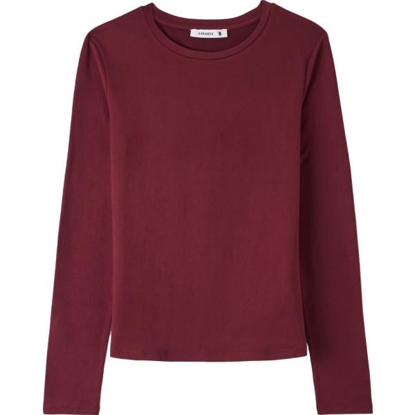 t-shirt Terranova rosso tinta unita