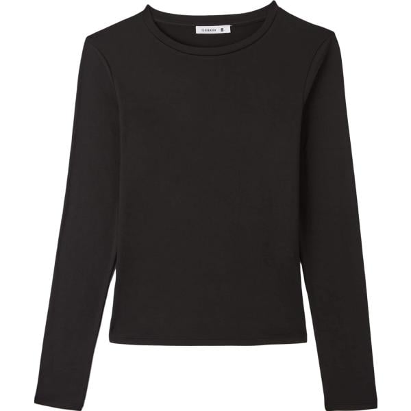 t-shirt Terranova nero tinta unita